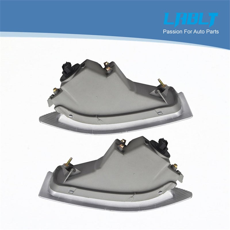 LABLT Pair of Front Fog Light Replacement for Sienna 2004-2005 Clear Lens Driving Light Lamps W/Bulbs Replacement for TO2593118 TO2592118 81210-AE010 81220-AE010 - Image 3